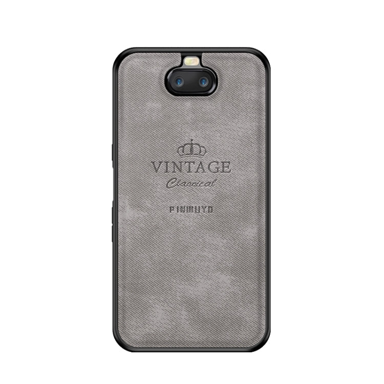 PINWUYO Shockproof Waterproof Full Coverage TPU + PU Cloth+Anti-shock Cotton Protective Case for Sony Xperia 10 / Xperia XA3