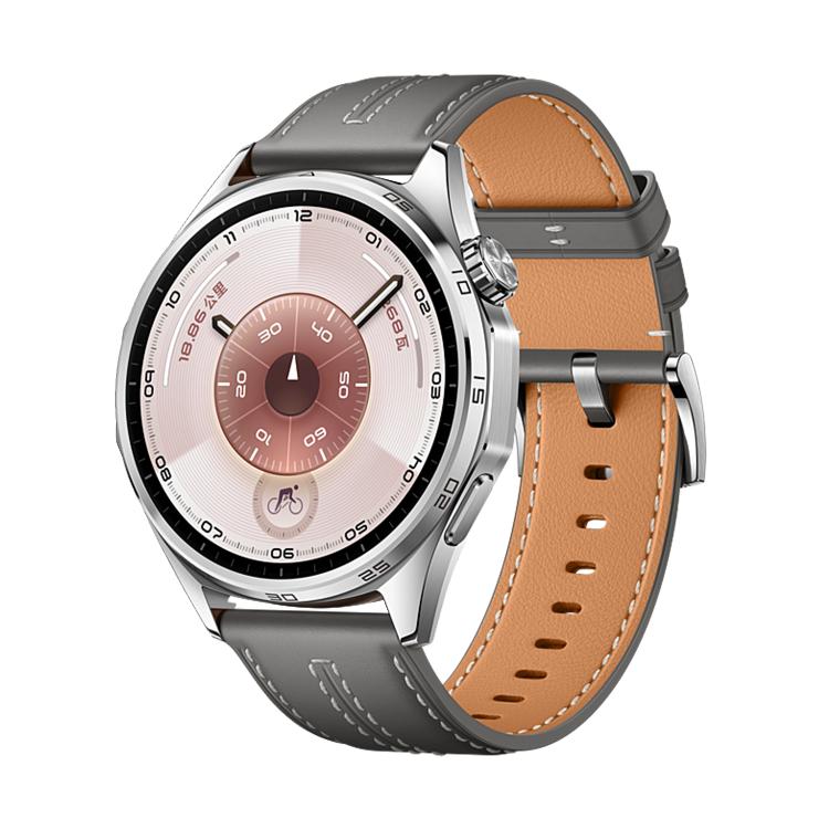 22mm Silver Buckle Glossy Leather Watch Band