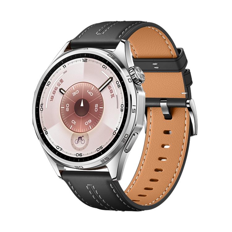 22mm Silver Buckle Glossy Leather Watch Band