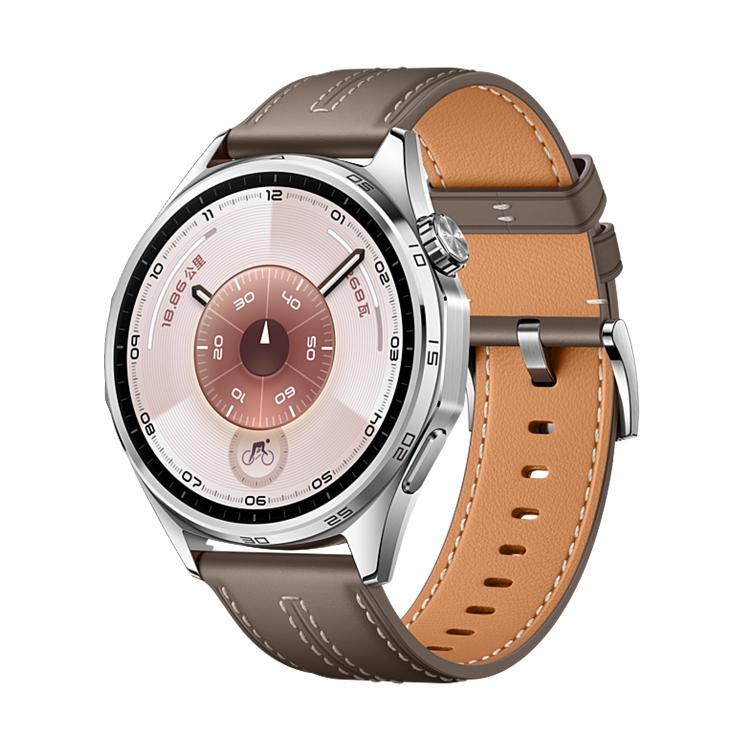 22mm Silver Buckle Glossy Leather Watch Band