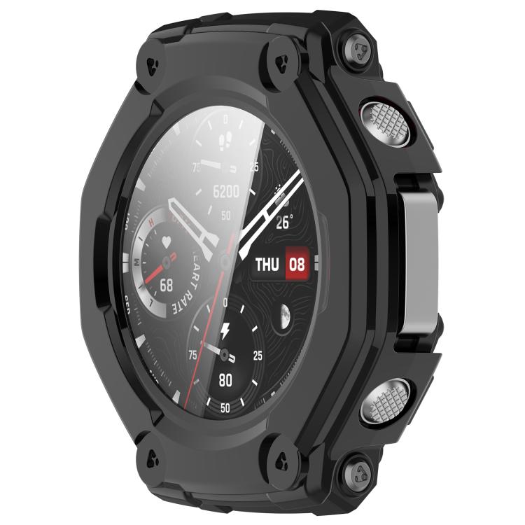 For Amazfit T-Rex 3 Tempered Film Integrated PC Watch Protective Cover