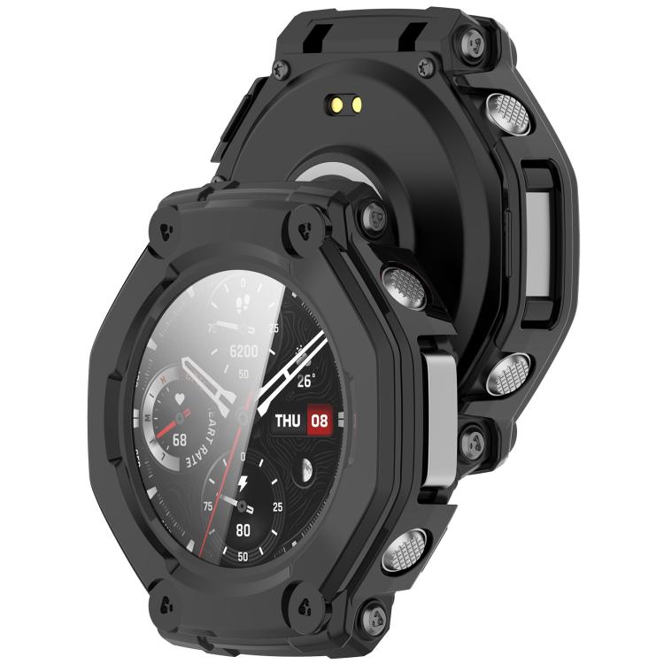 For Amazfit T-Rex 3 Tempered Film Integrated PC Watch Protective Cover