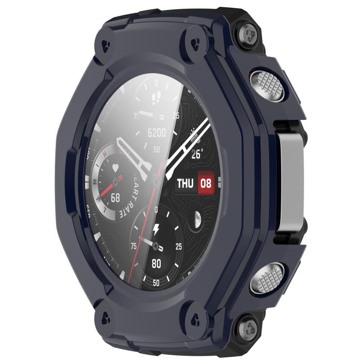 For Amazfit T-Rex 3 Tempered Film Integrated PC Watch Protective Cover