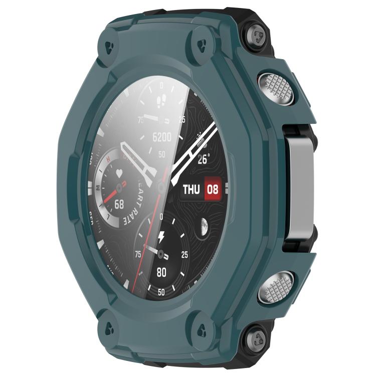 For Amazfit T-Rex 3 Tempered Film Integrated PC Watch Protective Cover