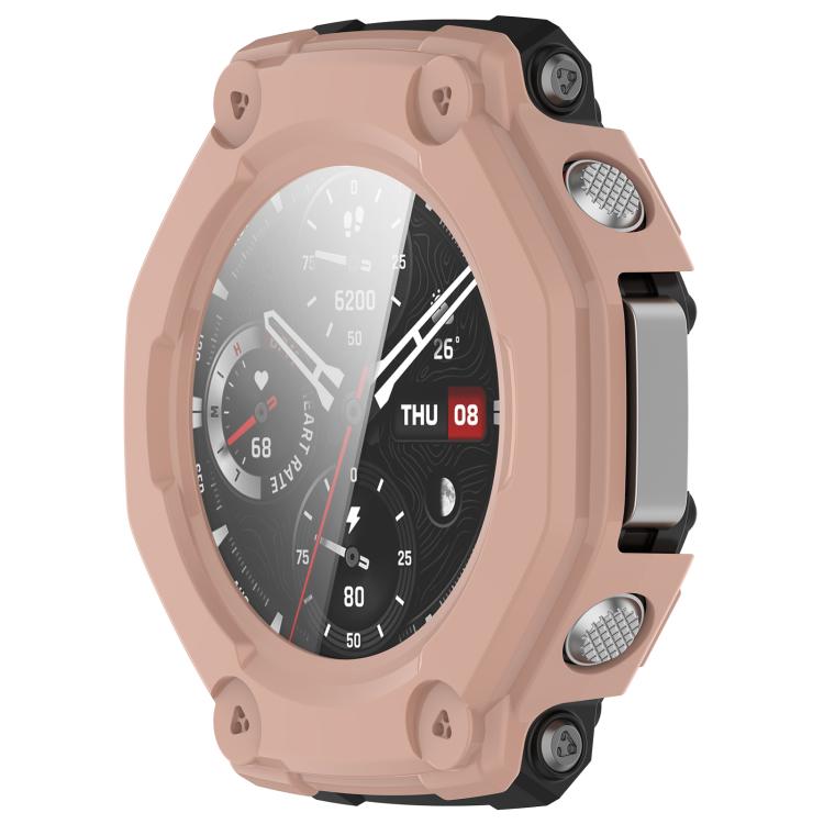 For Amazfit T-Rex 3 Tempered Film Integrated PC Watch Protective Cover