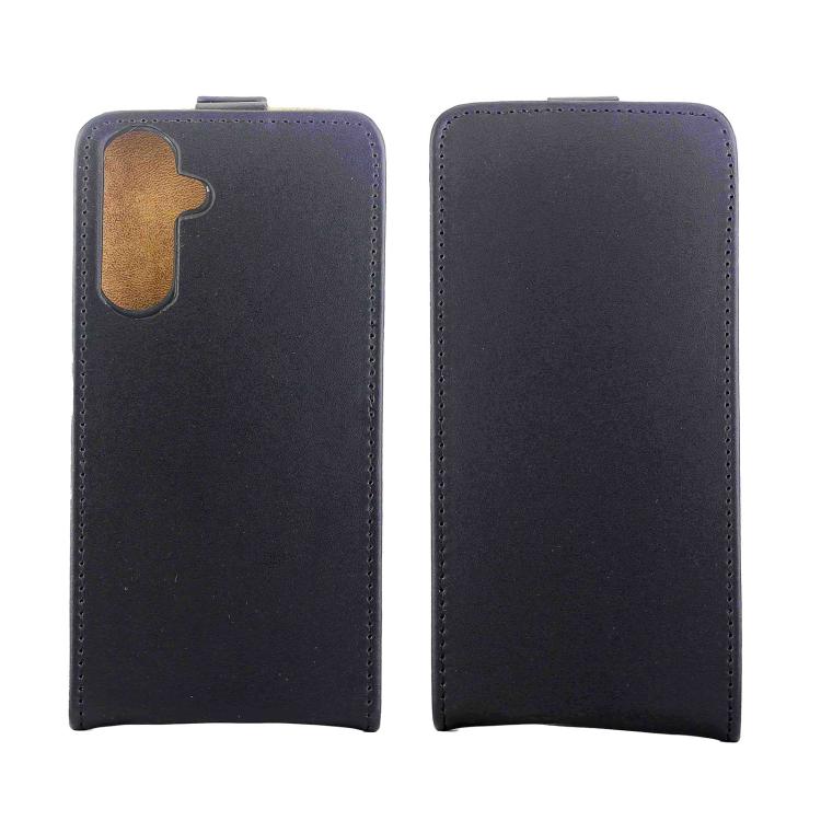 For Samsung Galaxy M36 / M16 / F16 5G Vertical Flip Leather Case with Card Slot - Black