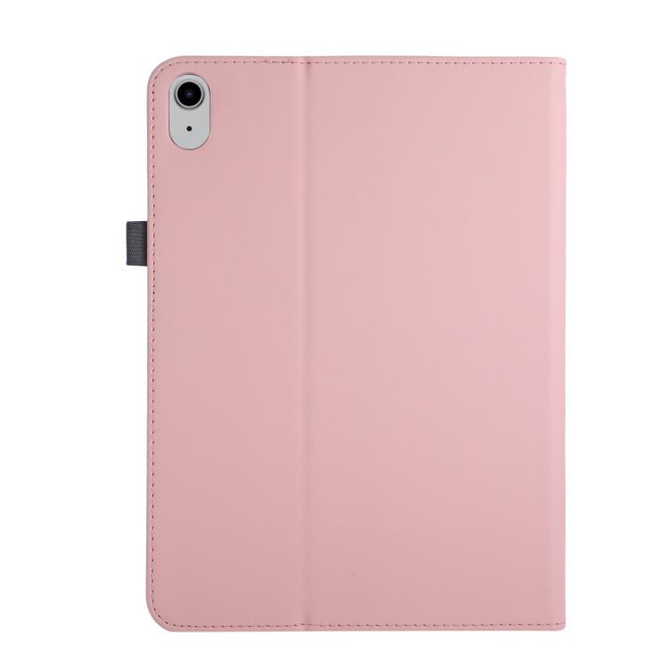 For iPad 2025 / 2022 Macaron Color Hand Grip Leather Tablet Case with Holder