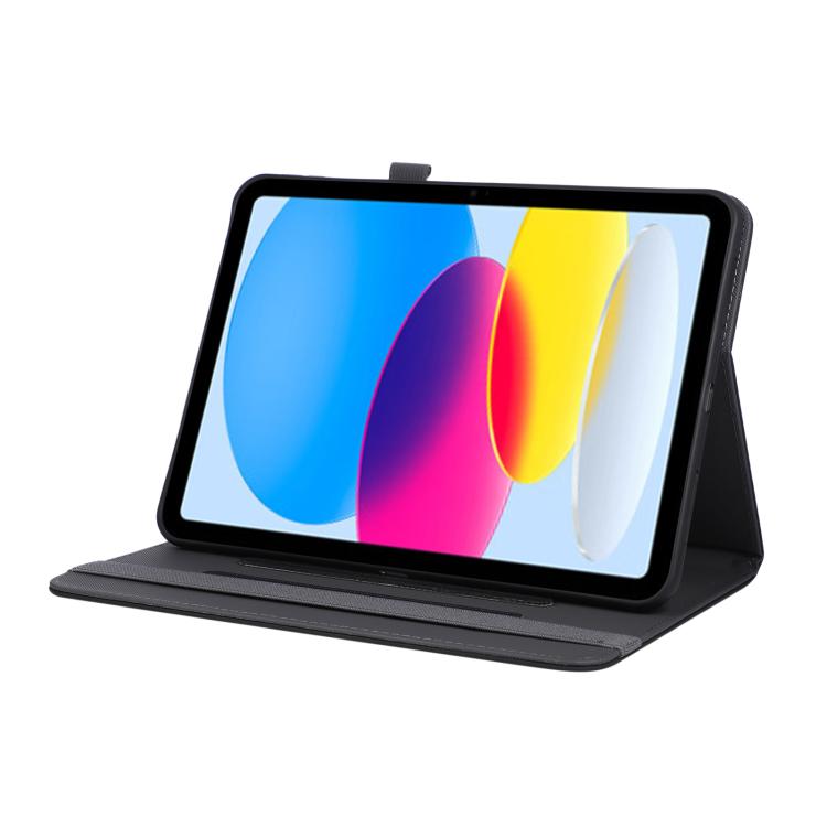 For iPad 2025 / 2022 Macaron Color Hand Grip Leather Tablet Case with Holder
