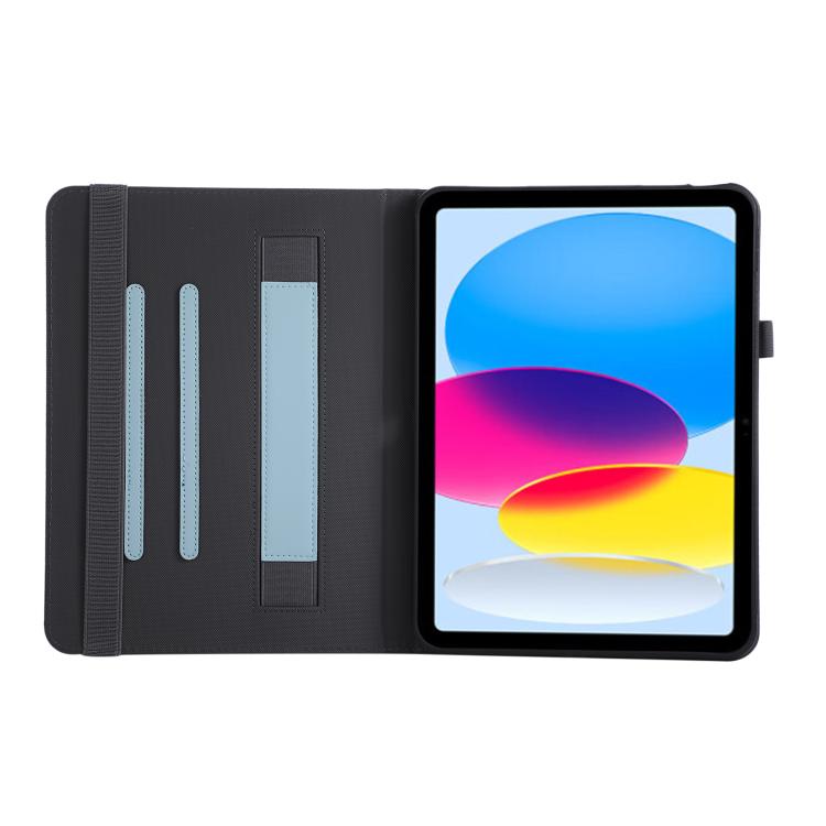 For iPad 2025 / 2022 Macaron Color Hand Grip Leather Tablet Case with Holder