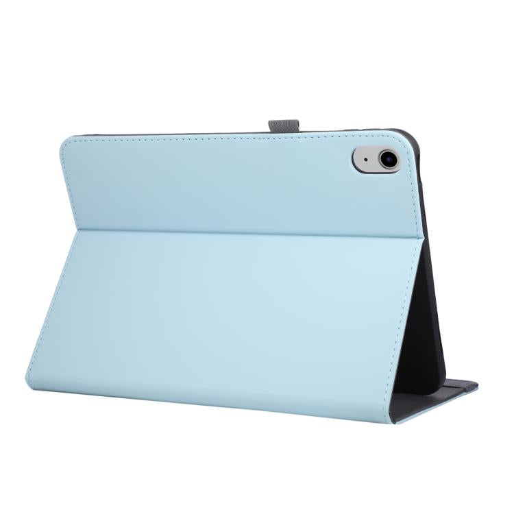 For iPad 2025 / 2022 Macaron Color Hand Grip Leather Tablet Case with Holder
