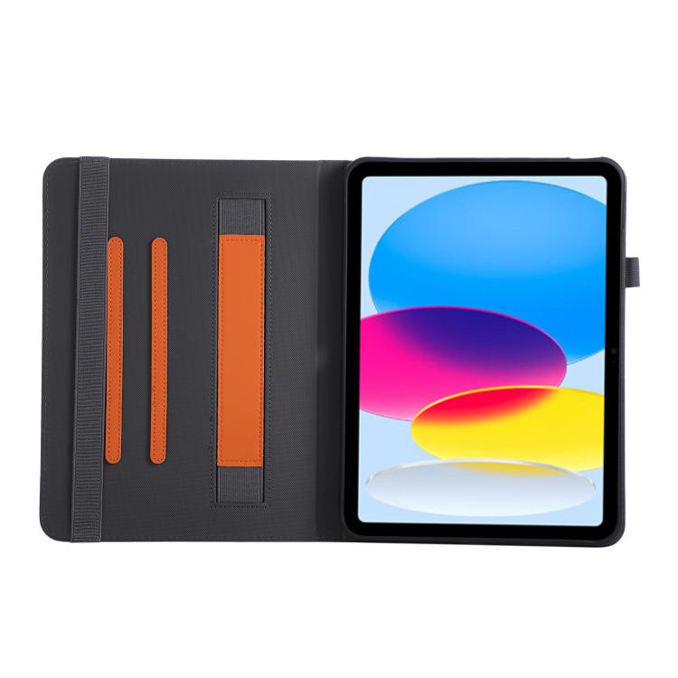 For iPad 2025 / 2022 Macaron Color Hand Grip Leather Tablet Case with Holder
