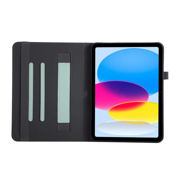 For iPad 2025 / 2022 Macaron Color Hand Grip Leather Tablet Case with Holder