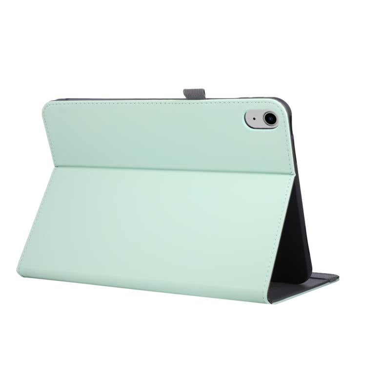 For iPad 2025 / 2022 Macaron Color Hand Grip Leather Tablet Case with Holder