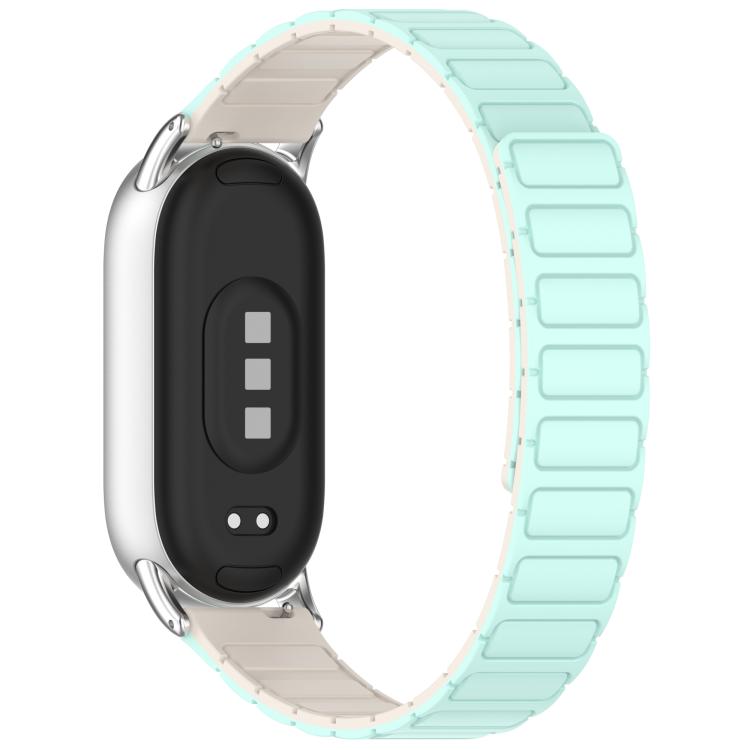 For Xiaomi Smart Band 10 / 9 / 8 I-shaped Magnetic Silicone Watch Band