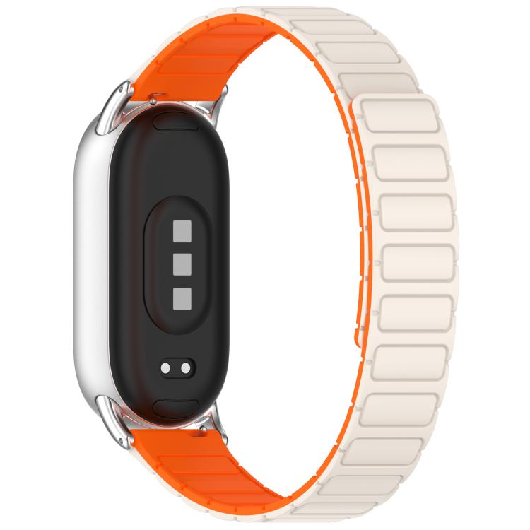For Xiaomi Smart Band 10 / 9 / 8 I-shaped Magnetic Silicone Watch Band