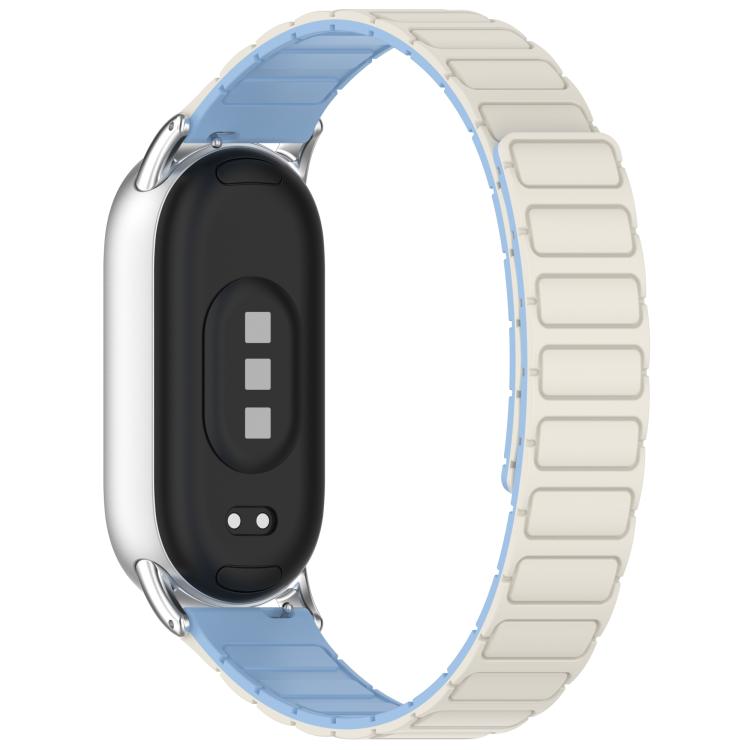 For Xiaomi Smart Band 10 / 9 / 8 I-shaped Magnetic Silicone Watch Band