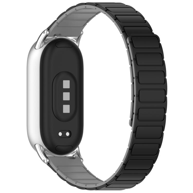 For Xiaomi Smart Band 10 / 9 / 8 I-shaped Magnetic Silicone Watch Band