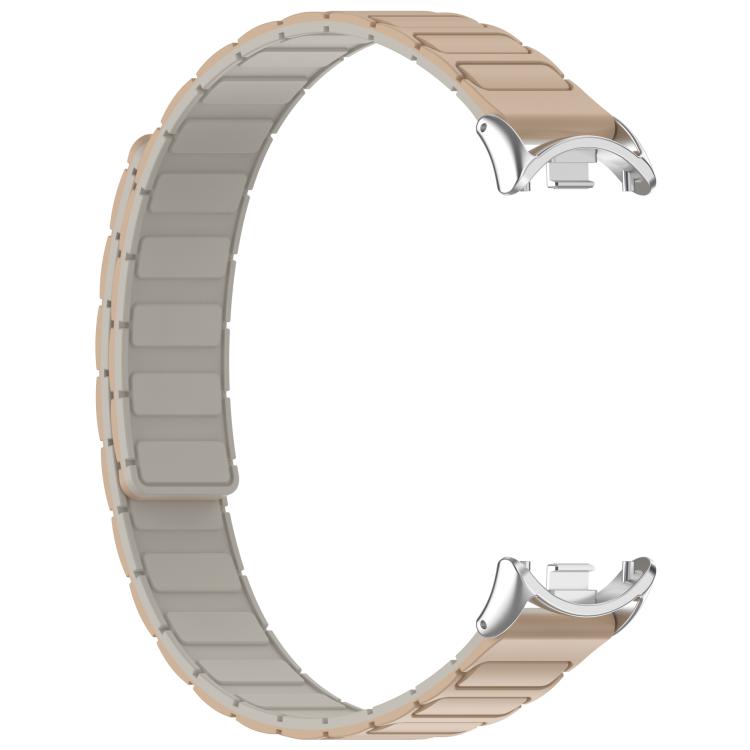 For Xiaomi Smart Band 10 / 9 / 8 I-shaped Magnetic Silicone Watch Band
