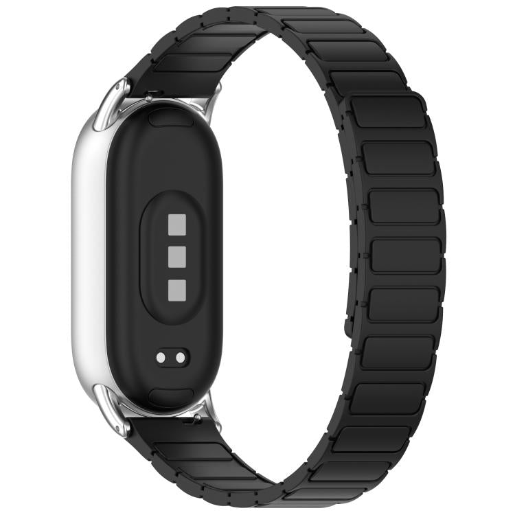 For Xiaomi Smart Band 10 / 9 / 8 I-shaped Magnetic Silicone Watch Band