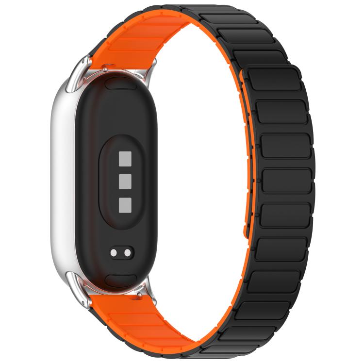 For Xiaomi Smart Band 10 / 9 / 8 I-shaped Magnetic Silicone Watch Band