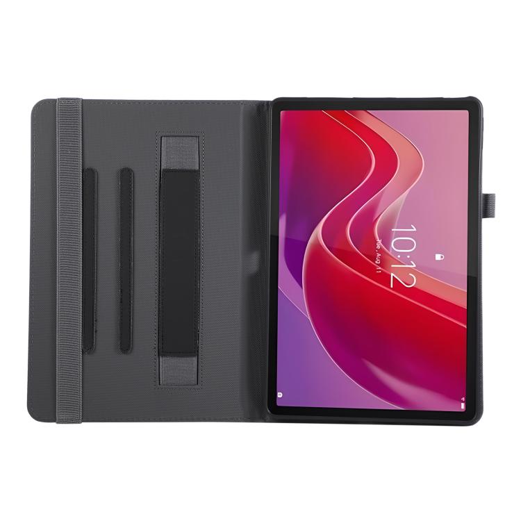 For Lenovo Tab M11 / Xiaoxin Pad 11 2024 Macaron Color Hand Grip Leather Tablet Case with Holder