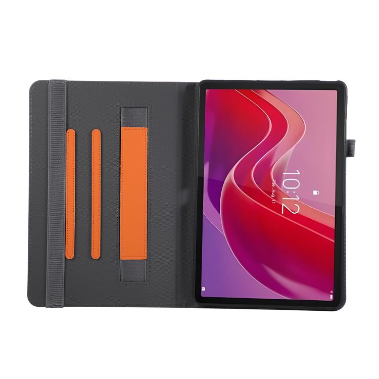 For Lenovo Tab M11 / Xiaoxin Pad 11 2024 Macaron Color Hand Grip Leather Tablet Case with Holder