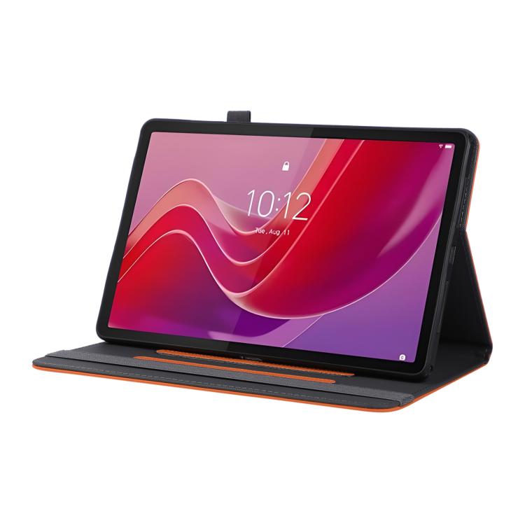 For Lenovo Tab M11 / Xiaoxin Pad 11 2024 Macaron Color Hand Grip Leather Tablet Case with Holder