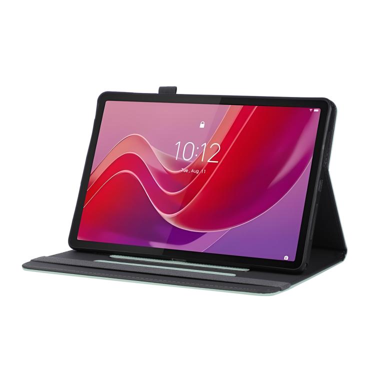 For Lenovo Tab M11 / Xiaoxin Pad 11 2024 Macaron Color Hand Grip Leather Tablet Case with Holder