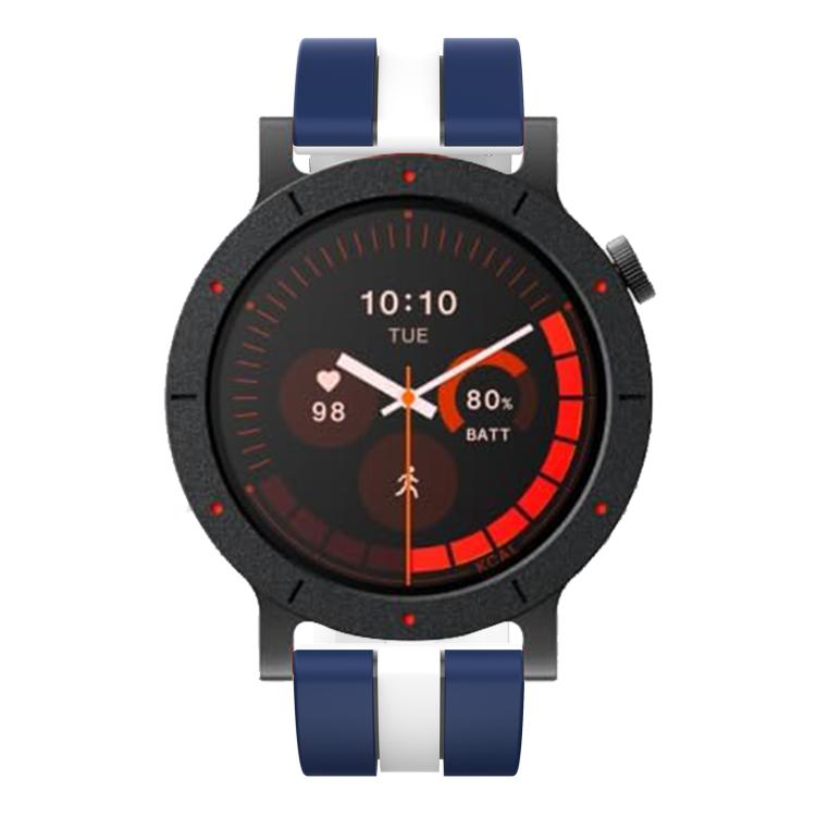 For Nothing CMF Watch 3 Pro Vertical Two Color Silicone Sports Watch Band