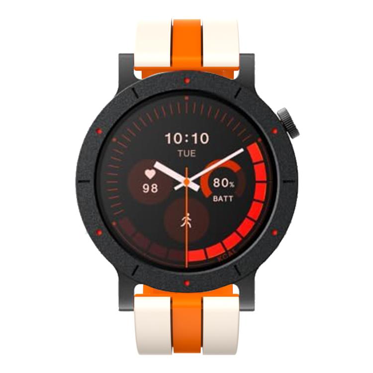 For Nothing CMF Watch 3 Pro Vertical Two Color Silicone Sports Watch Band