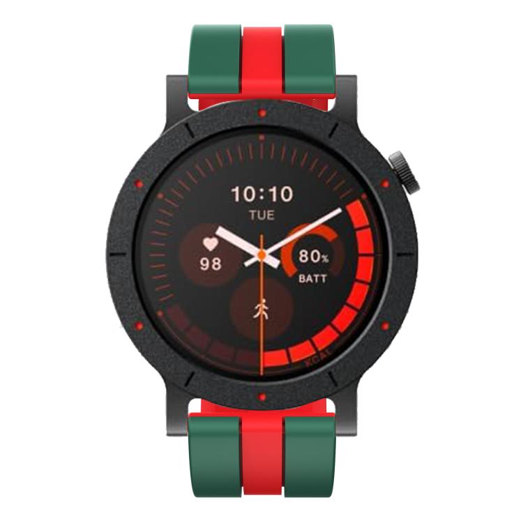 For Nothing CMF Watch 3 Pro Vertical Two Color Silicone Sports Watch Band