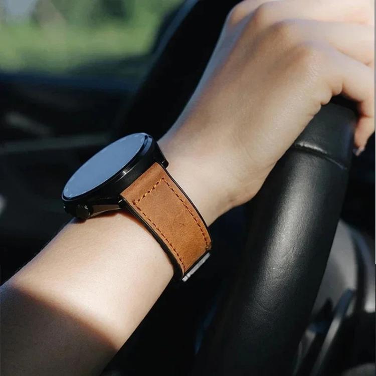 For Nothing CMF Watch 3 Pro Folding Magnetic Buckle Silicone Leather Watch Band