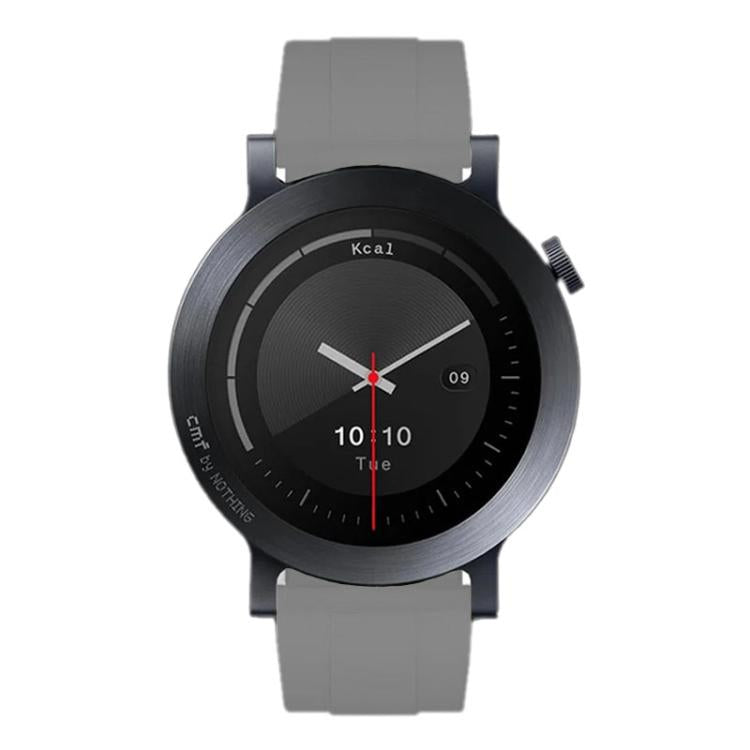 For Nothing CMF Watch 3 Pro Black Buckle Solid Color Silicone Watch Band