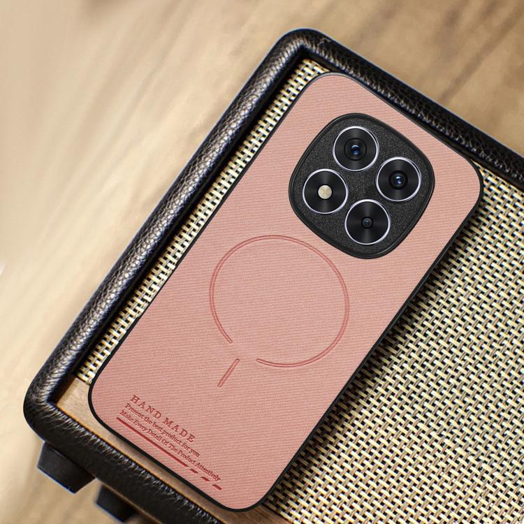 For Redmi Note 15 Pro+ 5G Global 163.3mm Fabric Magnetic PU Back Cover Phone Case