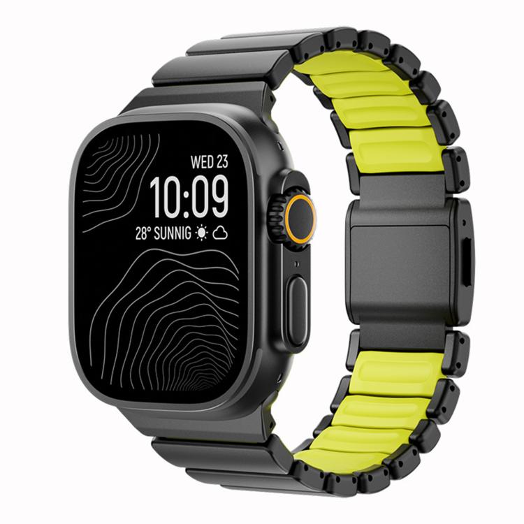 For Apple Watch 46mm / 49mm / 45mm / 44mm Norman Magnetic Buckle Titanium Metal Watch Band