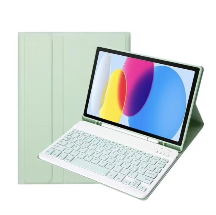 For Samsung  Galaxy  Tab A11 Detachable Magnetic Bluetooth Keyboard Tablet Case - Mint Green