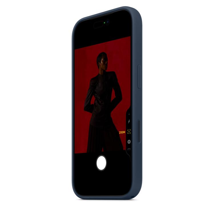 For iPhone 17 Pro Official Lanyard Hole Liquid Silicone Phone Case