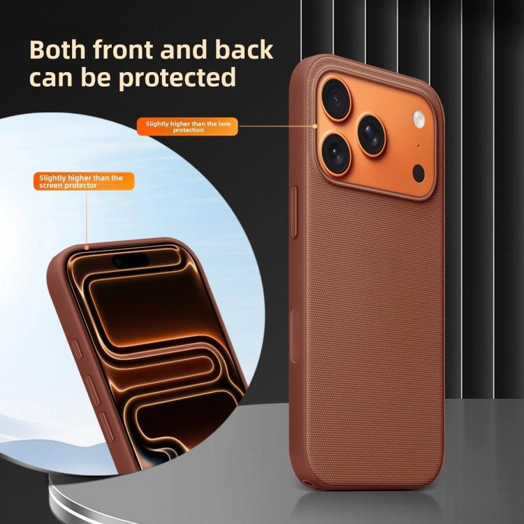 For iPhone 17 Pro Max Official Tech Fabric Texture Side-Stick TPU Magsafe Phone Case with AI Camera Button