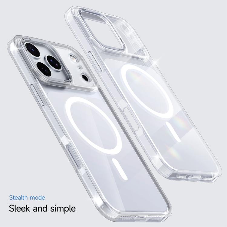 For iPhone 17 Pro Max Kalebol Transparent Magnetic MagSafe Skin Feel Phone Case