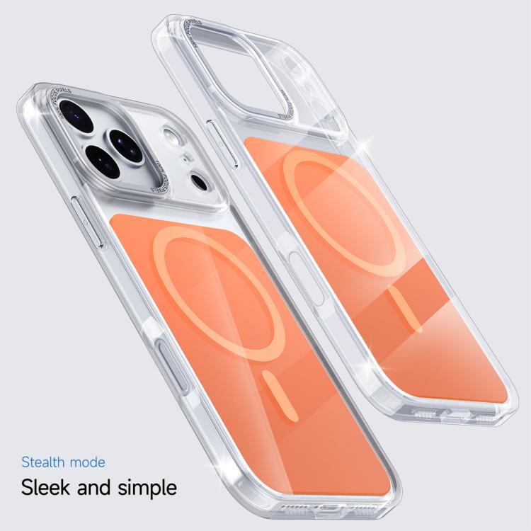 For iPhone 17 Pro Kalebol Transparent Magnetic MagSafe Skin Feel Phone Case