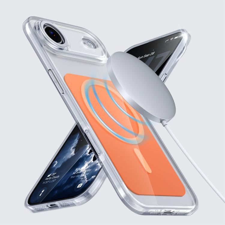 For iPhone Air Kalebol Transparent Magnetic MagSafe Skin Feel Phone Case