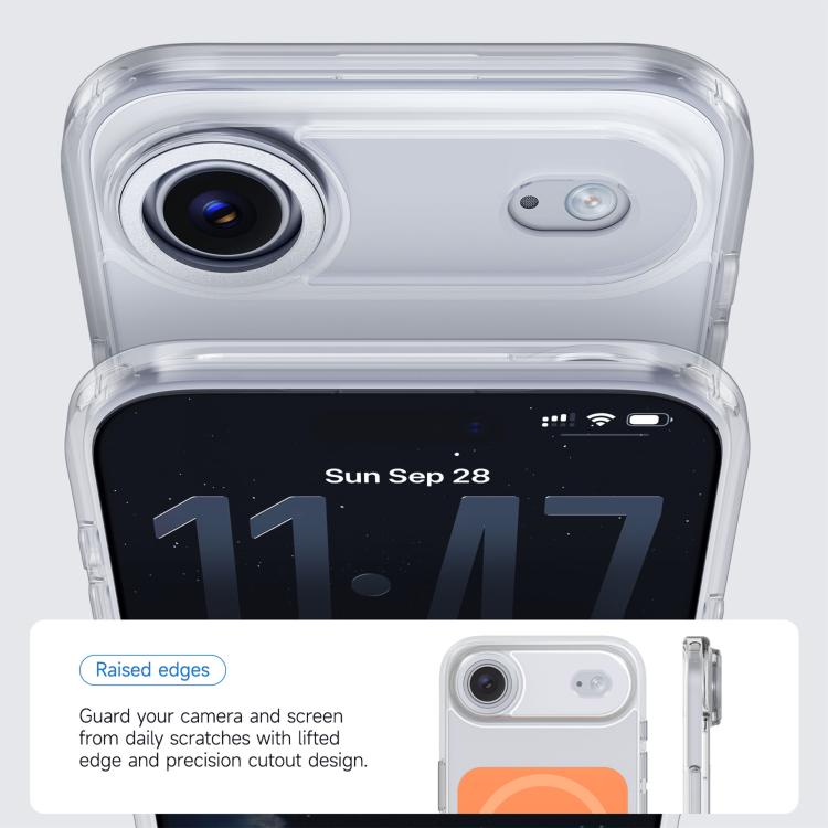 For iPhone Air Kalebol Transparent Magnetic MagSafe Skin Feel Phone Case