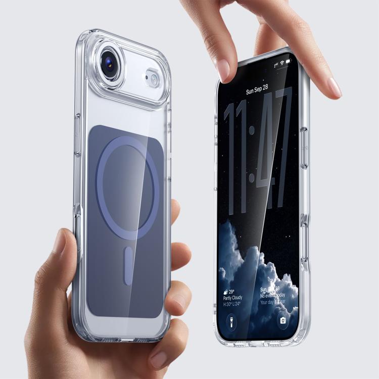 For iPhone Air Kalebol Transparent Magnetic MagSafe Skin Feel Phone Case