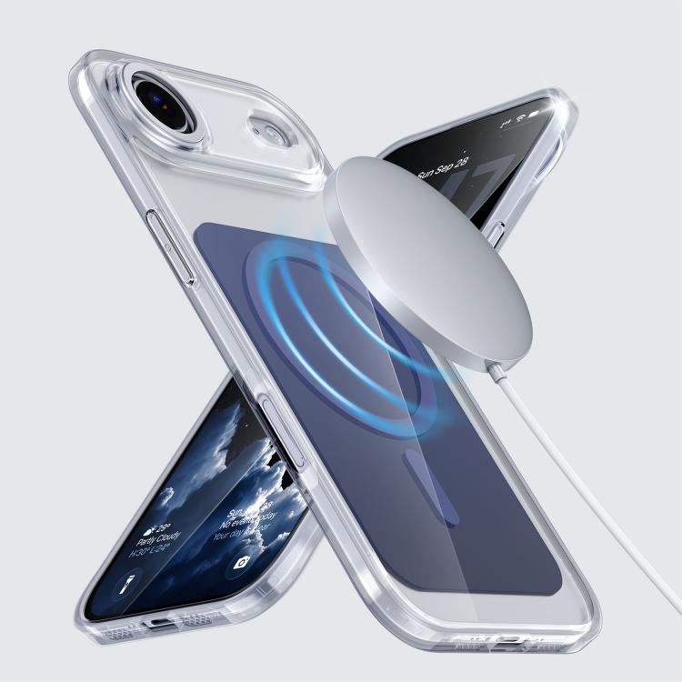 For iPhone Air Kalebol Transparent Magnetic MagSafe Skin Feel Phone Case