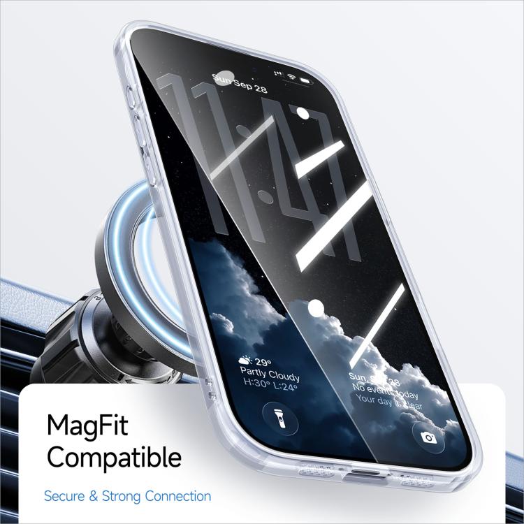 For iPhone Air Kalebol Transparent Magnetic MagSafe Skin Feel Phone Case