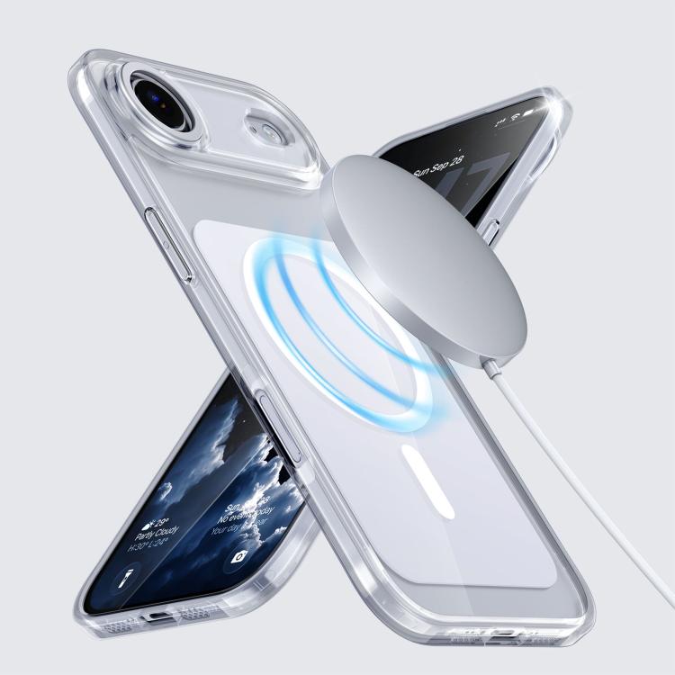 For iPhone Air Kalebol Transparent Magnetic MagSafe Skin Feel Phone Case