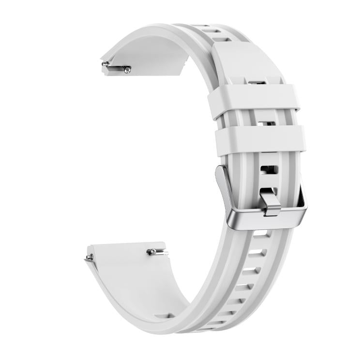 For Huawei Watch GT 6 Pro Seamless Connection Dual Groove Non-porous Solid Color Silicone Watch Band