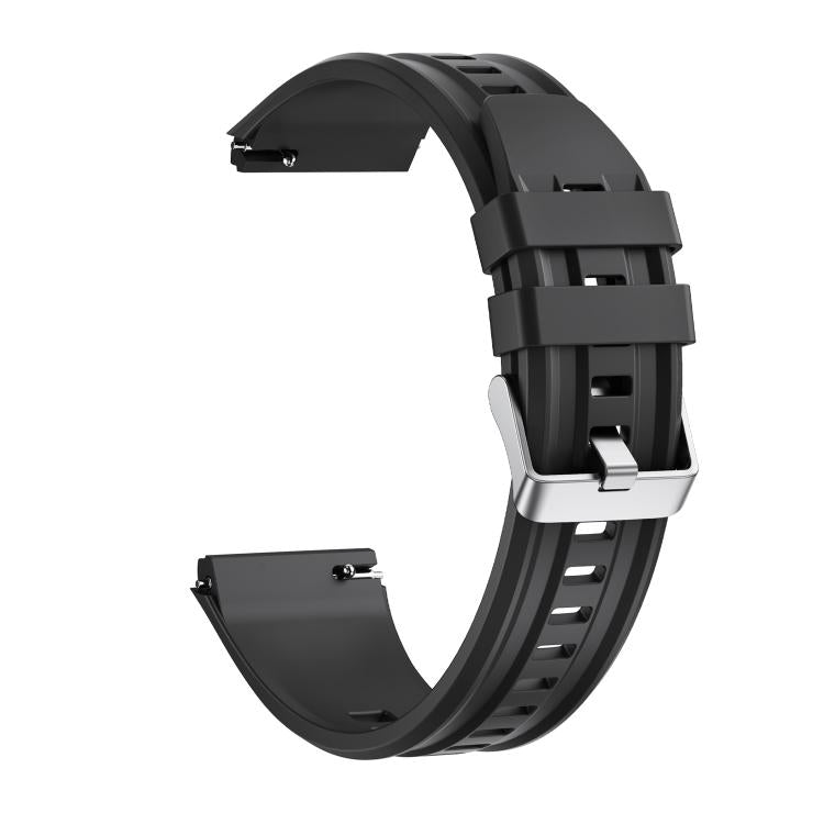 For Huawei Watch GT 6 Pro Seamless Connection Dual Groove Non-porous Solid Color Silicone Watch Band