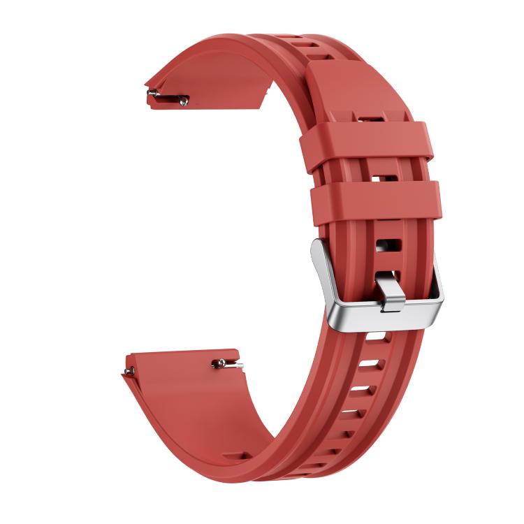 For Huawei Watch GT 6 Pro Seamless Connection Dual Groove Non-porous Solid Color Silicone Watch Band