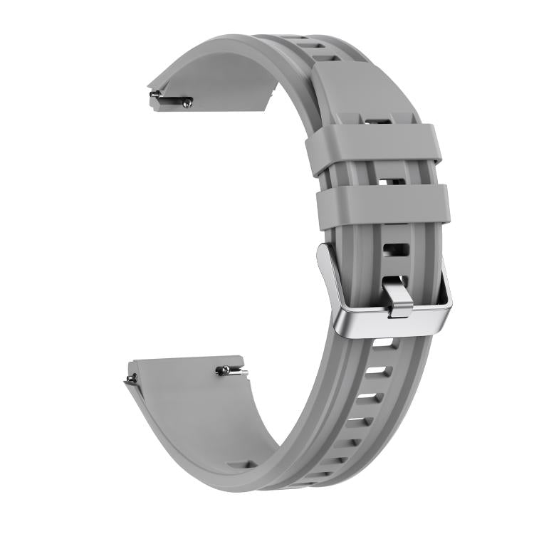For Huawei Watch GT 6 Pro Seamless Connection Dual Groove Non-porous Solid Color Silicone Watch Band